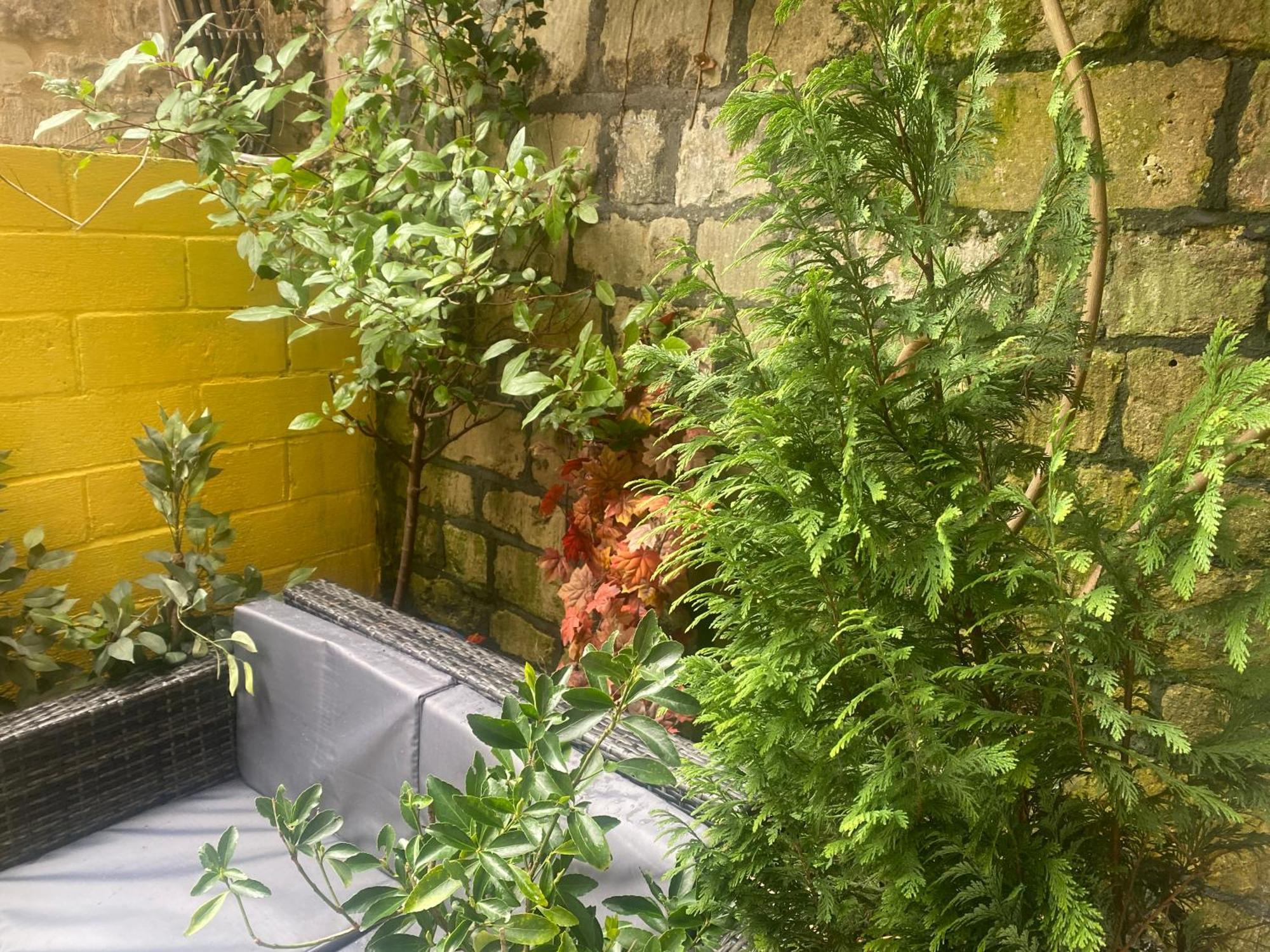 Quiet Lower Floor 2 Bed City Apartment With Private Patio Garden Bath Ngoại thất bức ảnh